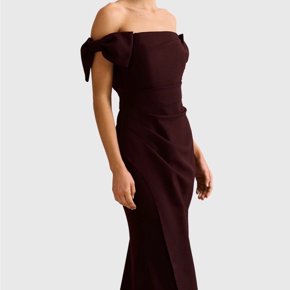 Ever New Deep Plum Maxi Dress